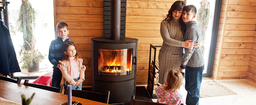 Morso Cast Iron Fireplace Insert Installation in Oak Park, Michigan