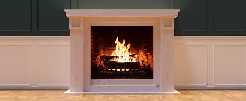Open Flame Wood-Burning Fireplace Installation Services in Oak Park, Michigan