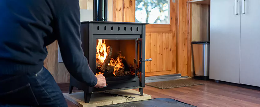 Open Hearth Wood Fireplace Installation in Oak Park, MI